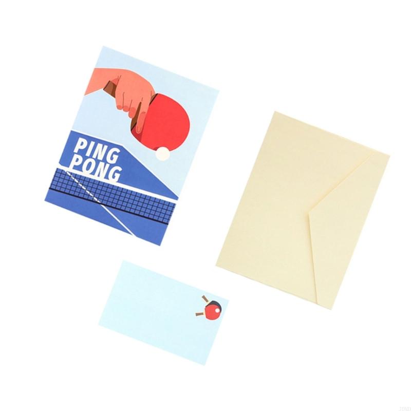 Table Tennis Folding Table - Artistic 3D Popup Greeting Card For