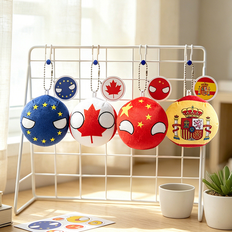 10cm Kawaii Polandball Plush T - Table Tennis France のレビューと価格