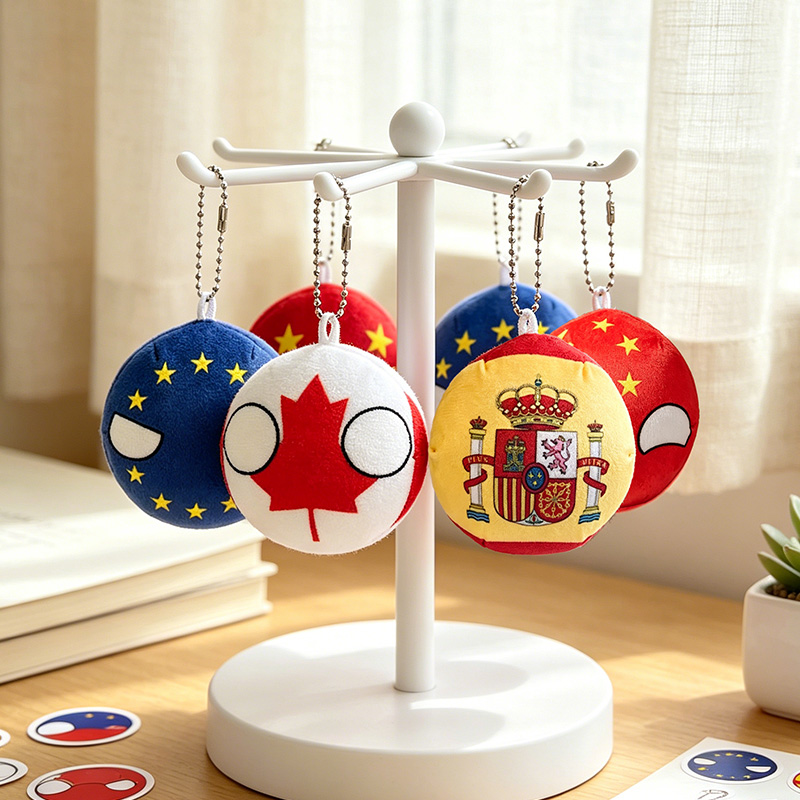10cm Kawaii Polandball Plush T - Table Tennis France のレビューと価格