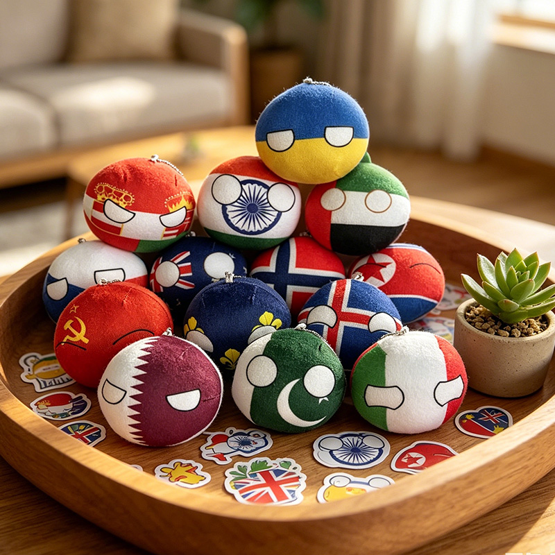 10cm Kawaii Polandball Plush T - Table Tennis France のレビューと価格