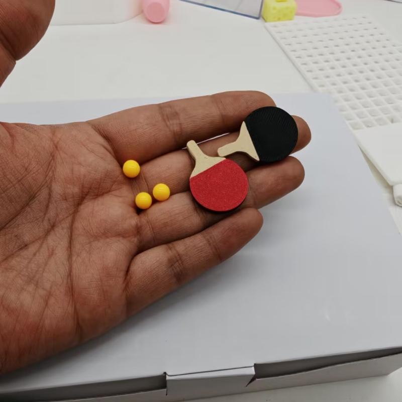 1Set Dollhouse Miniature Ping  - Table Tennis Ball のレビューと価格