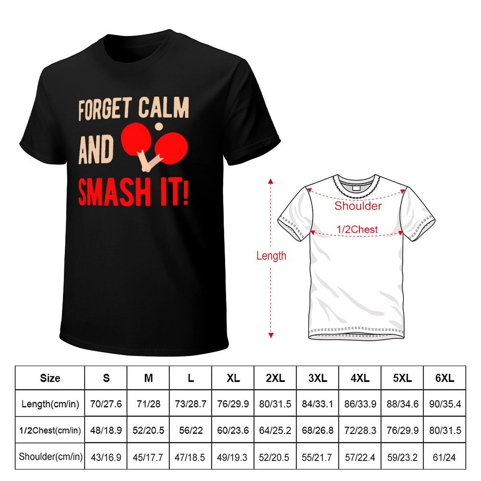 Funny Table Tennis T-Shirt Sof - Table Tennis Basic のレビューと価格