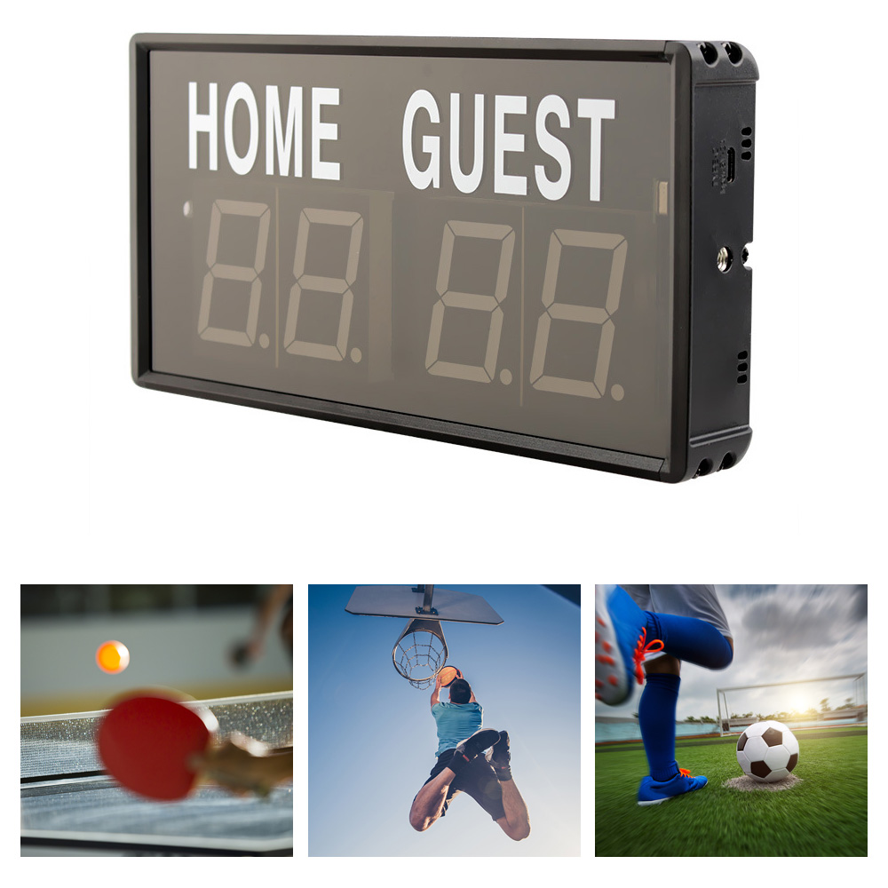 Portable 4 Digit LED Scoreboar - Table Tennis Scoreboard のレビューと価格