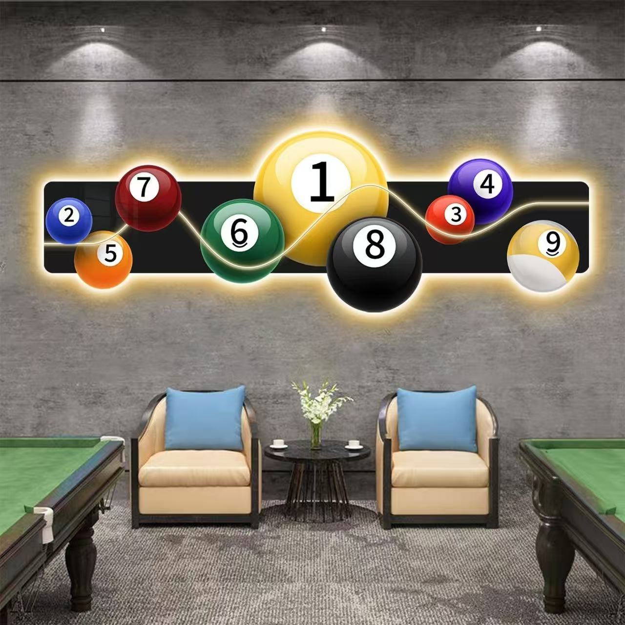 Billiards Hall Decoration Pain - Table Tennis No 1 のレビューと価格