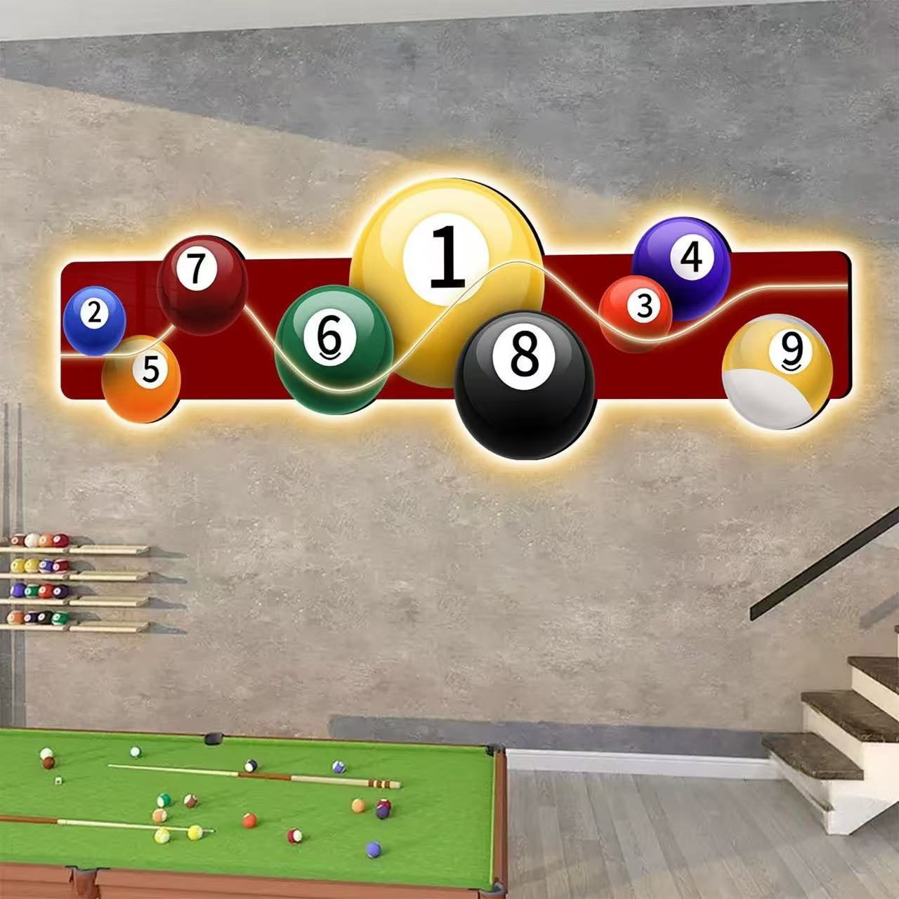 Billiards Hall Decoration Pain - Table Tennis No 1 のレビューと価格
