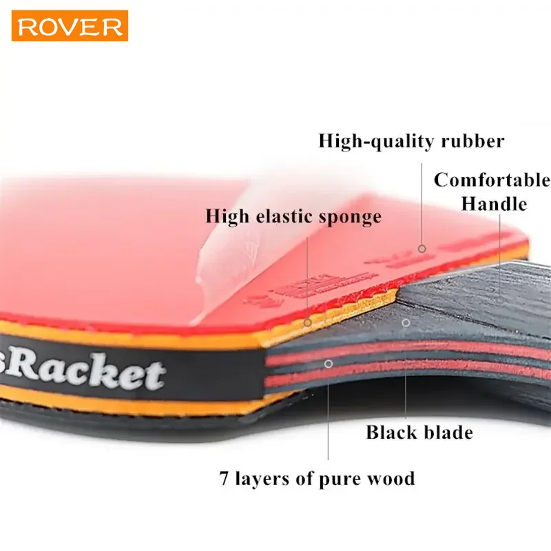 5/6 Star Table Tennis Racket 2 - Table Tennis History のレビューと価格