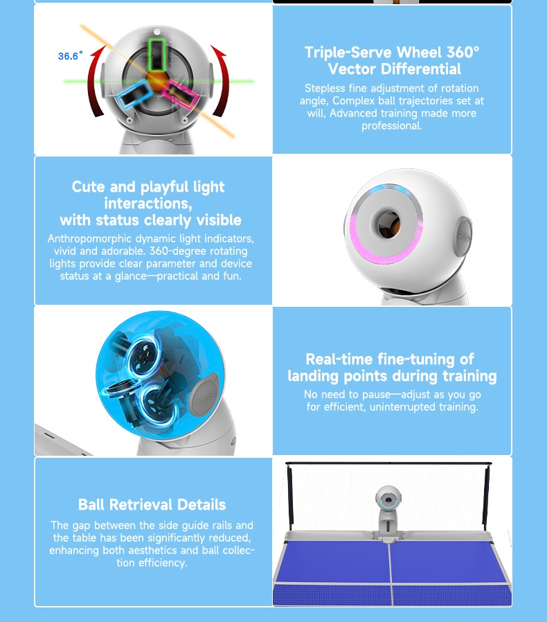 Upgraded Version Electric Inte - Table Tennis Ball のレビューと価格