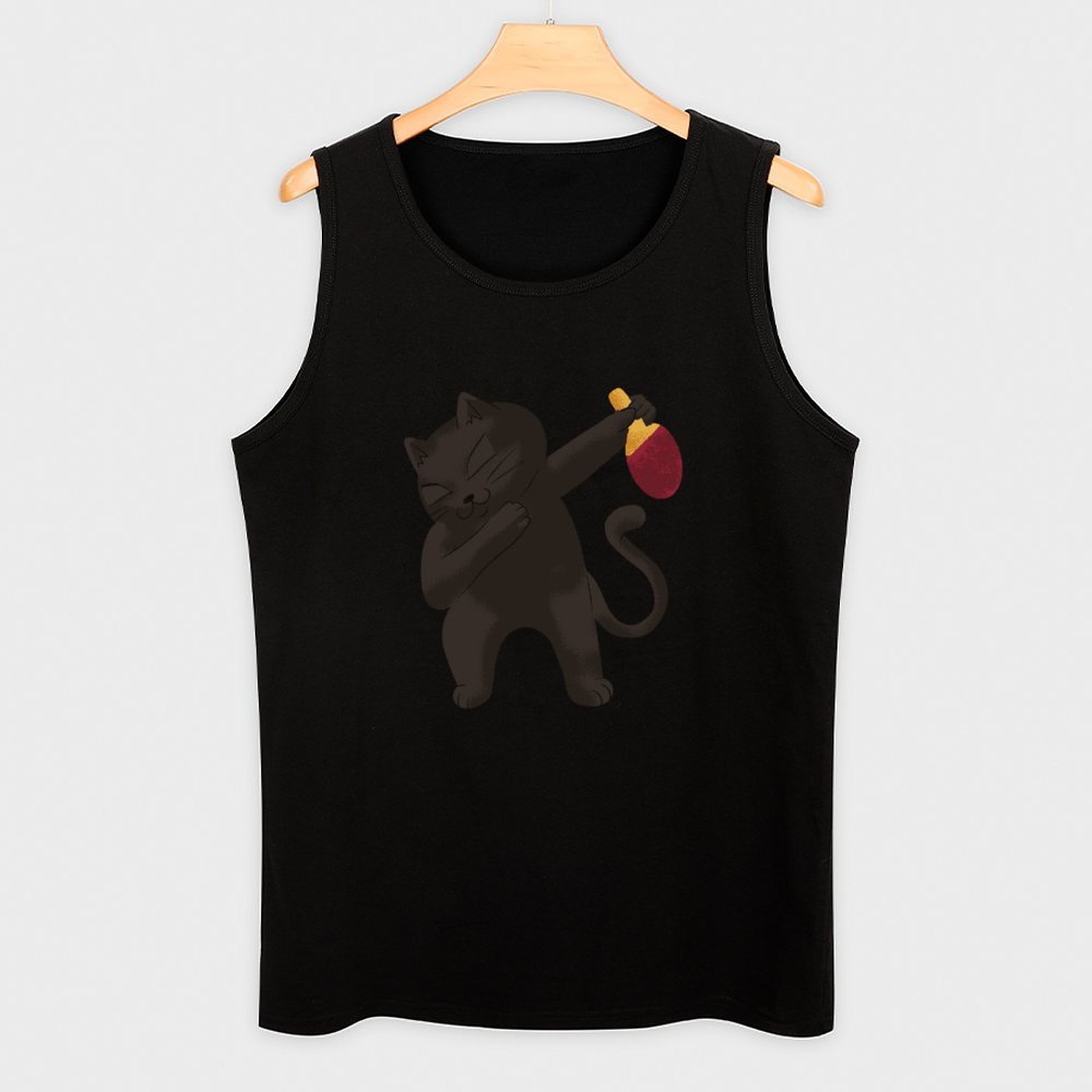 Dabbing table tennis cat Tank  - Table Tennis Basic のレビューと価格