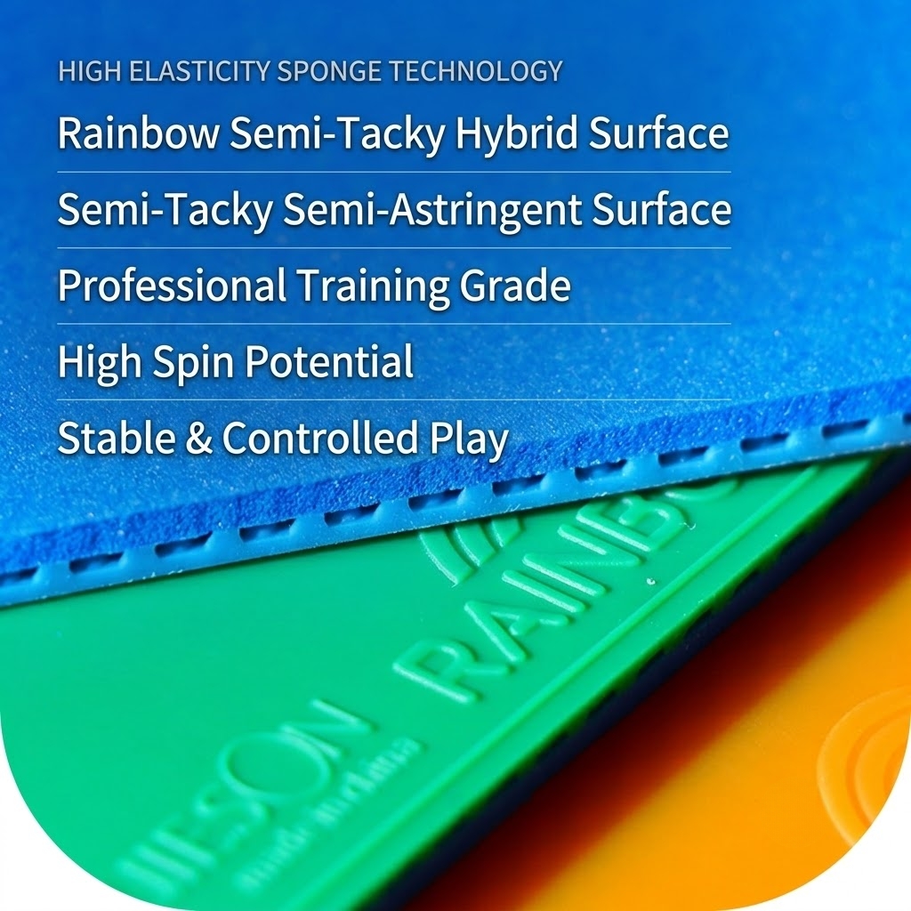 Colorful Table Tennis Rubber R - Table Tennis Basic のレビューと価格